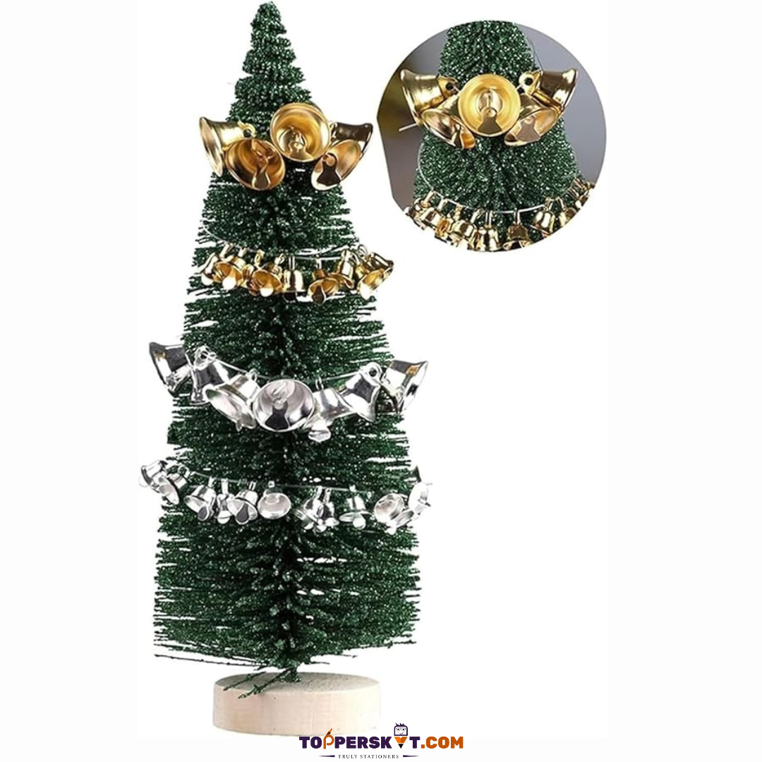 Decorative Bells - Golden & Silver Mix bells (50 Bells, Pack of 1)
