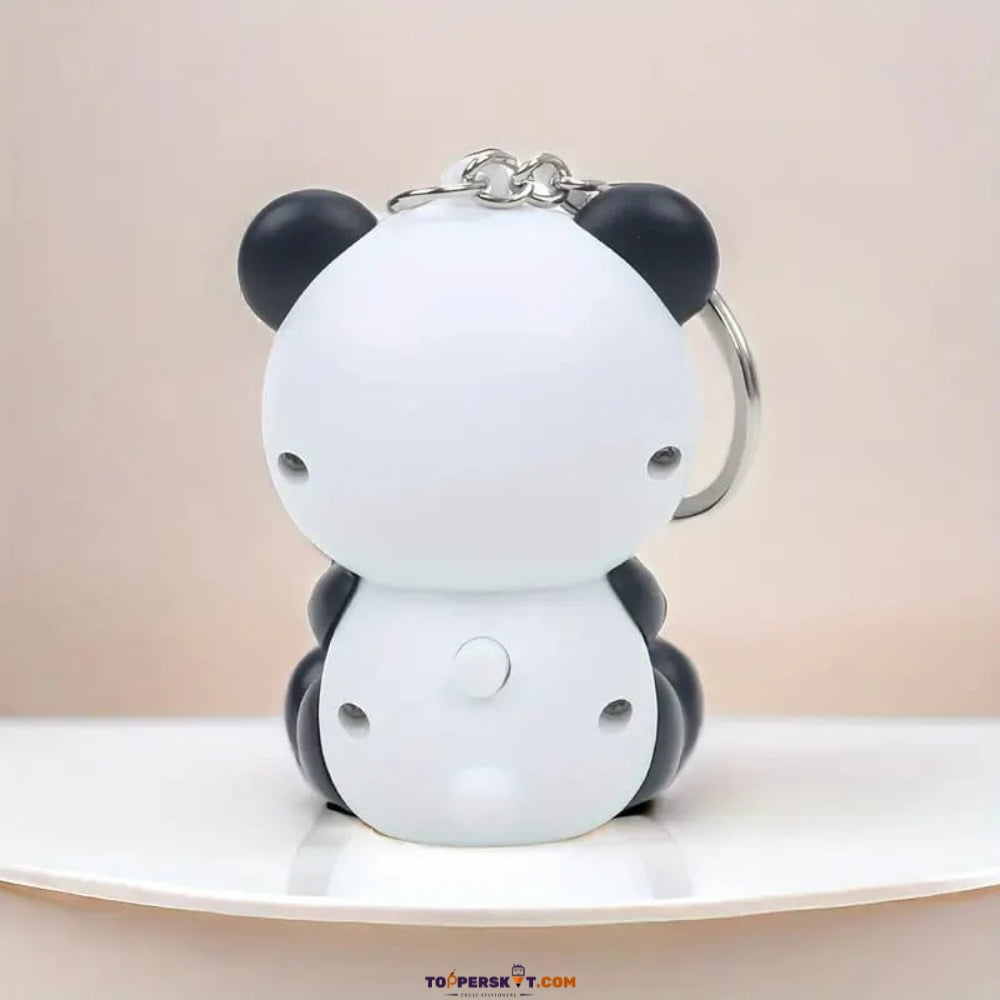 Bear in Panda Cosplay 3D Keychain with Light – Random Bear (Pack of 1)