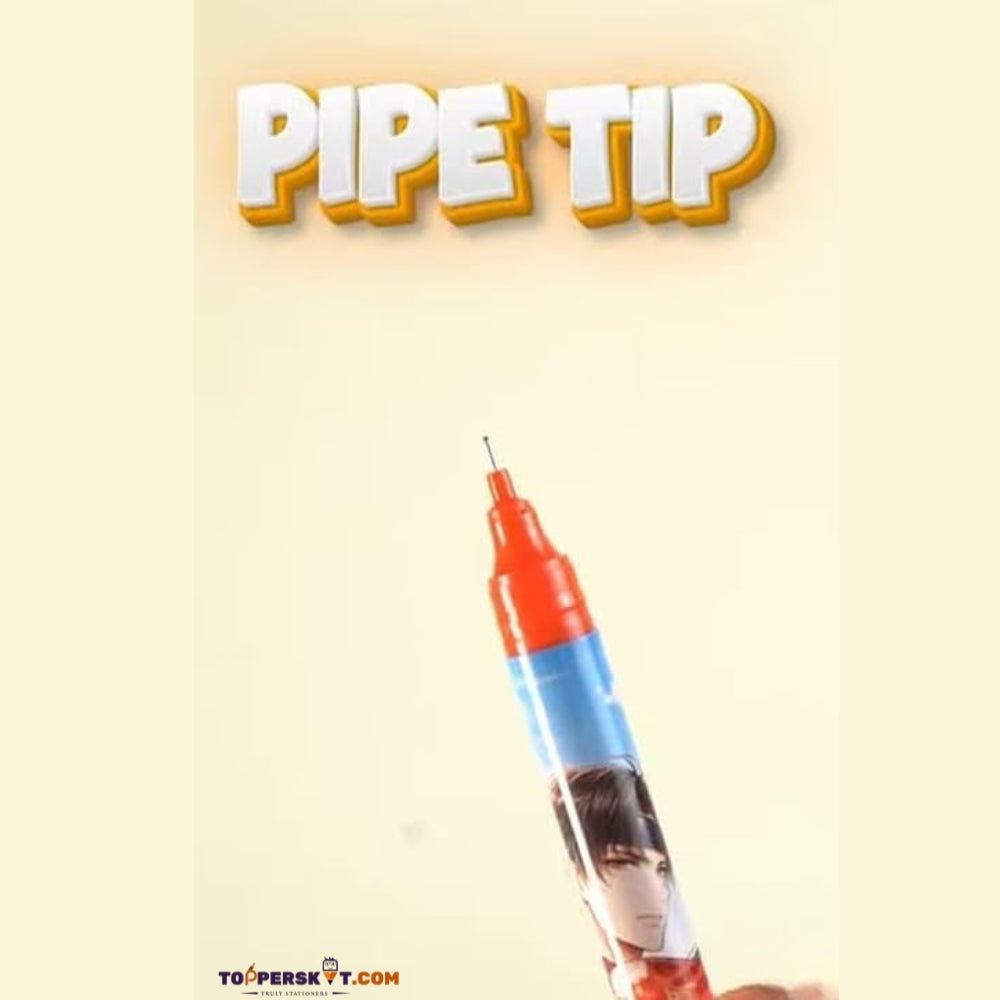 (10 Pcs.) Figo Nuttie Liquid Roller Pen – Blue