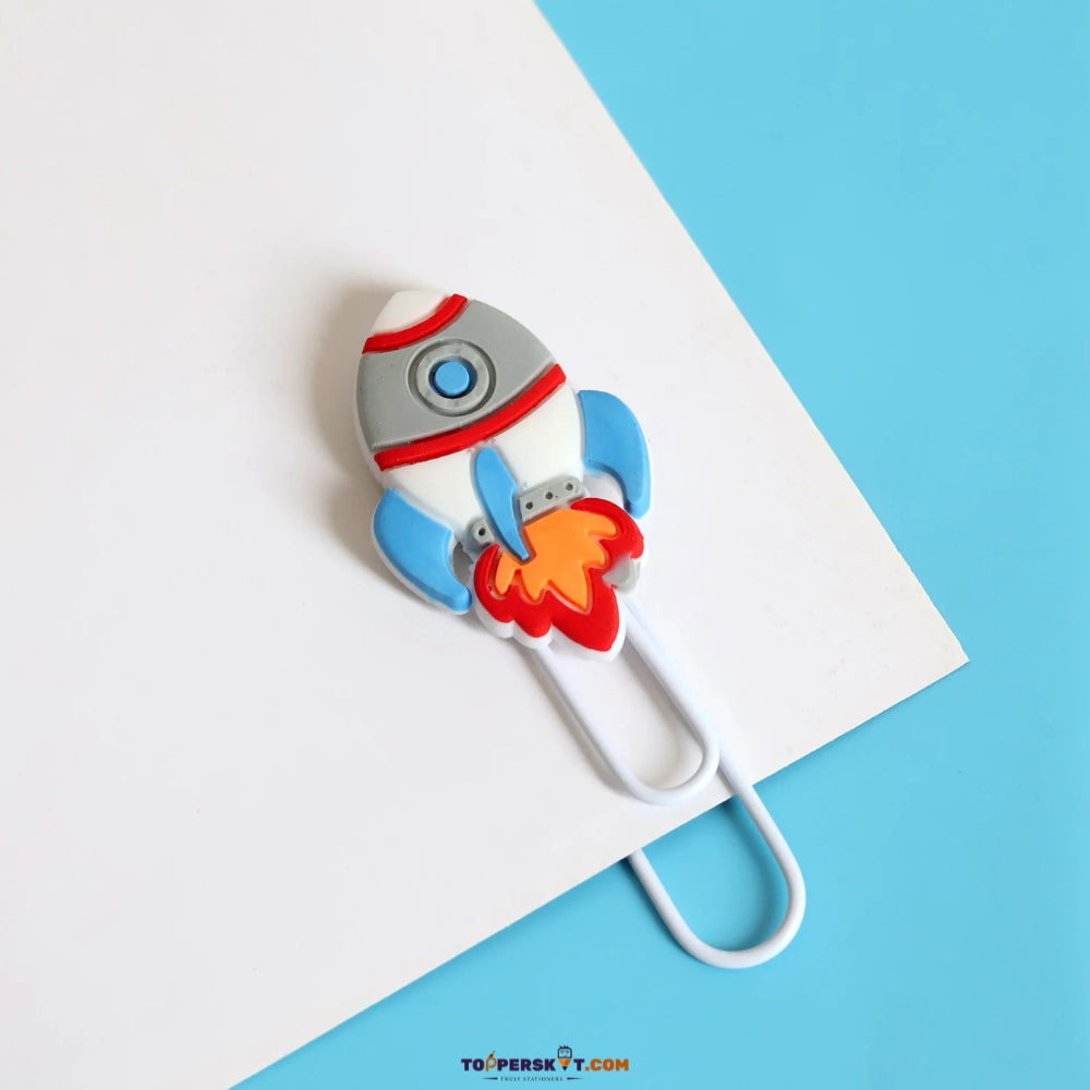 Space Journey Bookmark Paper Clip – Assorted Color (Pack of 4 )