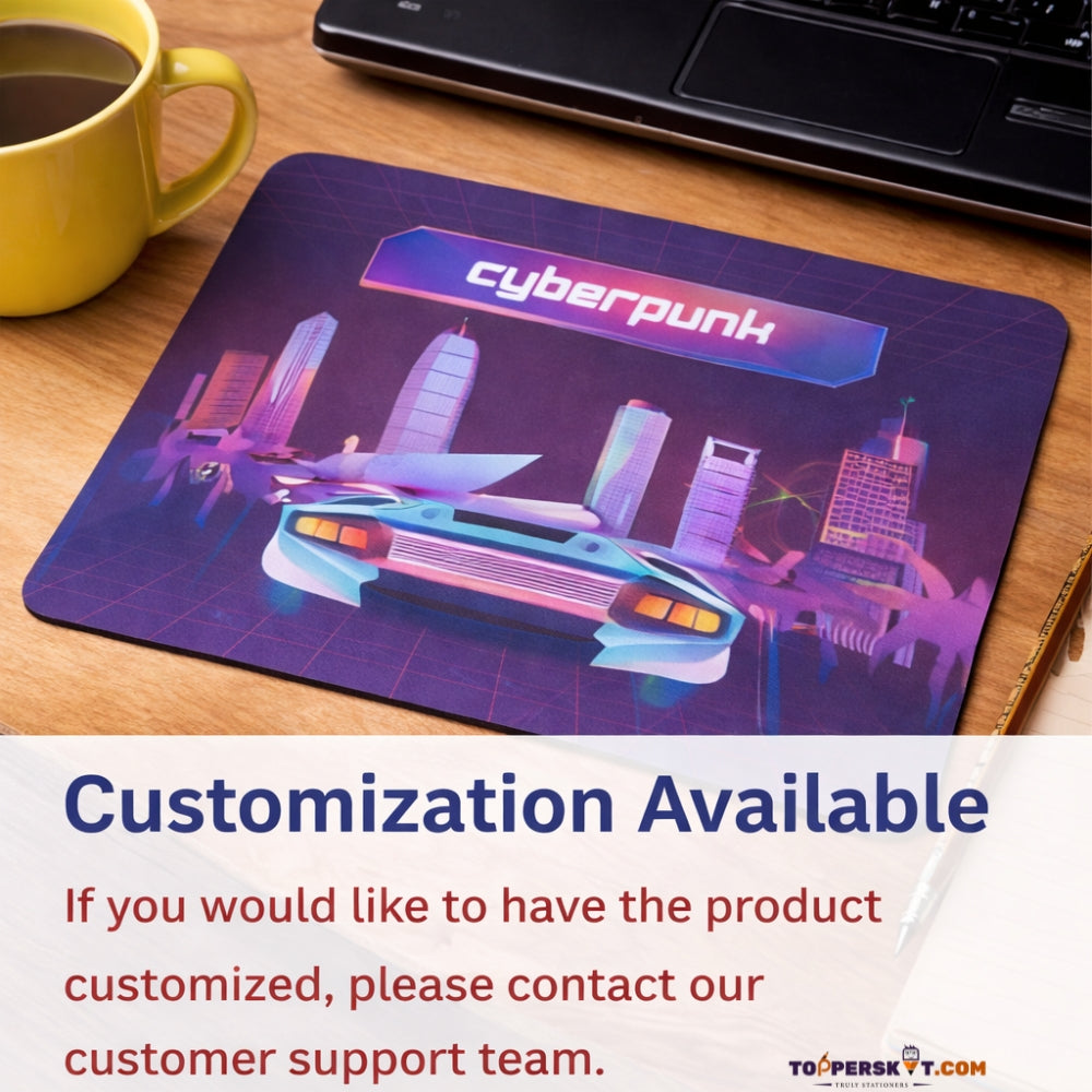Cyberpunk Design Mouse Pad – Foldable & Anti-Slip (Pack 0f 1)