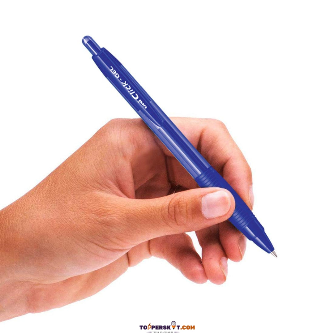 Uni-Ball Click Gel Pen Blue – Fine Point 0.7mm (Pack of 1)