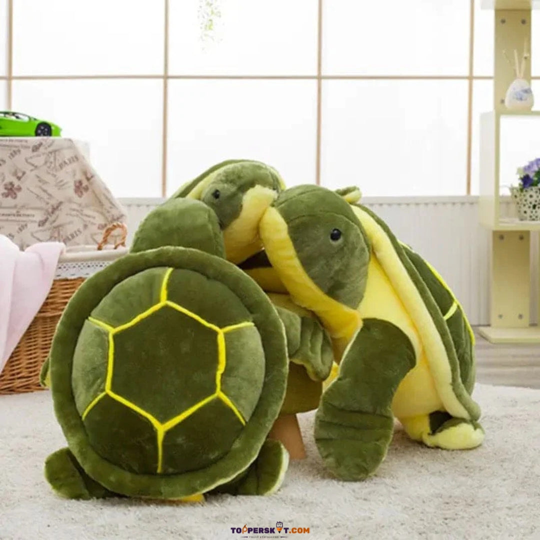 Tortoise Fur Toy – Soft Sleeping Pillow & Bed Toy (Pack of 1)