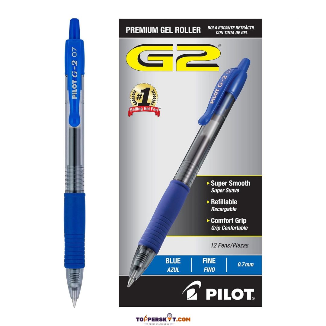 Pilot G-2 Retractable Roller Gel Pen- Blue (Pack of 1)