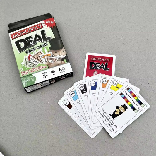 Monopoly Deal Card Game Fast Dealing Fun Card 108 Deal Cards with Instructions (Pack of 1)