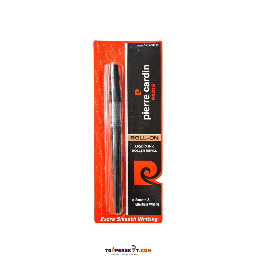 Pierre Cardin Paris Roll-On Liquid Ink Roller Refill – Black (Pack of 1)