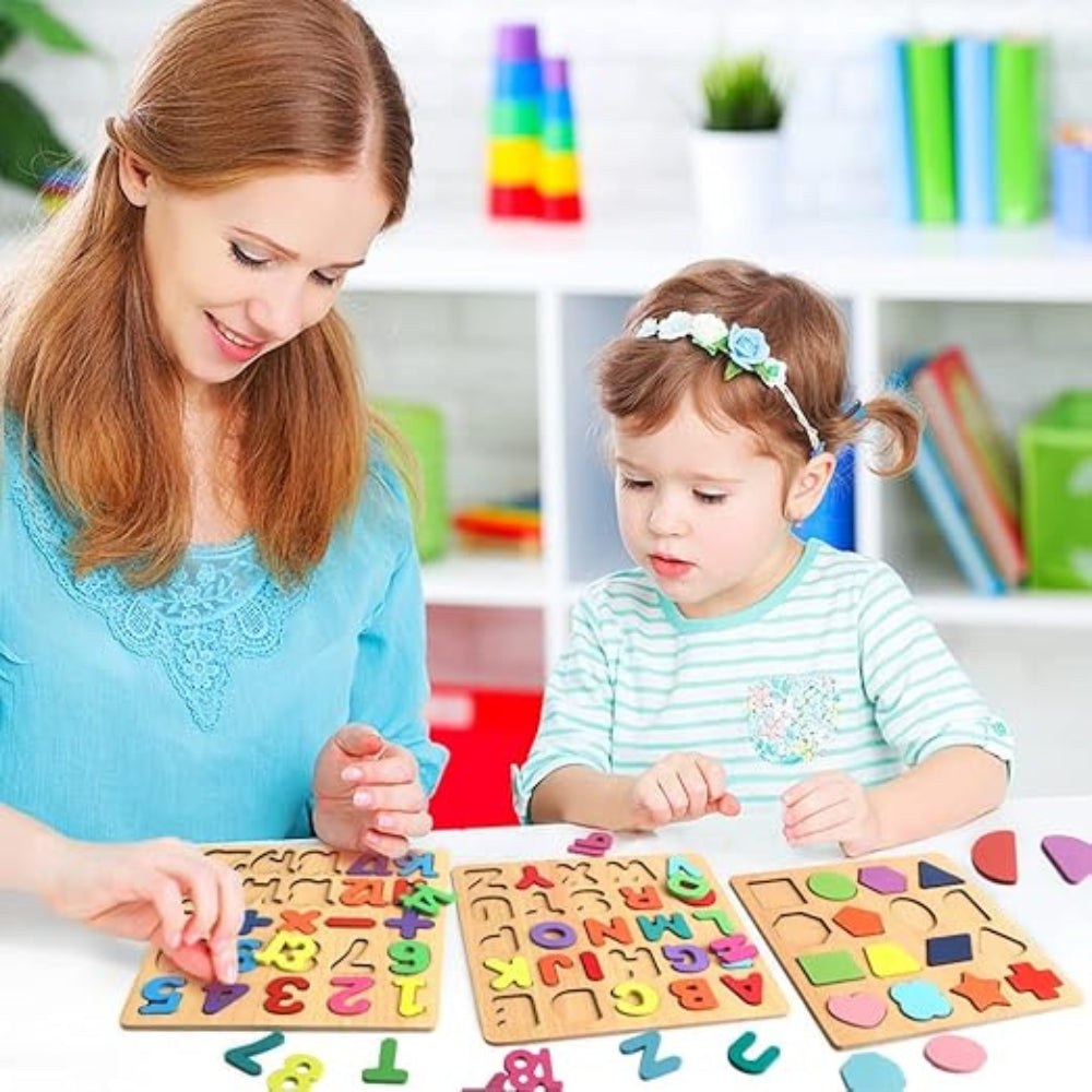 Premium Wooden Numbers Puzzle Board Toy (0-20) – Learning Toy (Pack of 1)