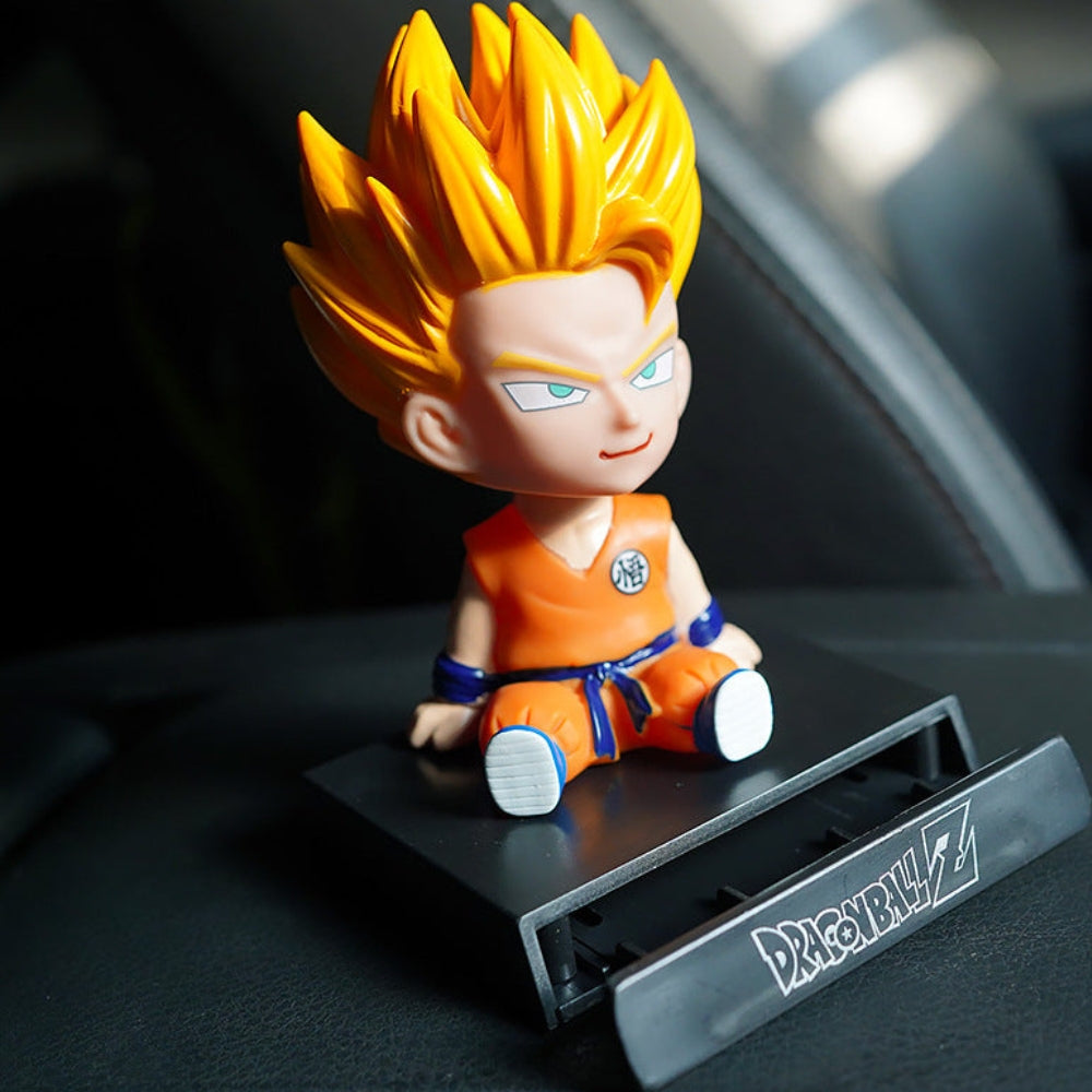 Cartoon Dragon Ball Z Goku Bobble Head – Fun Car Dashboard & Desk Décor (Pack of 1)