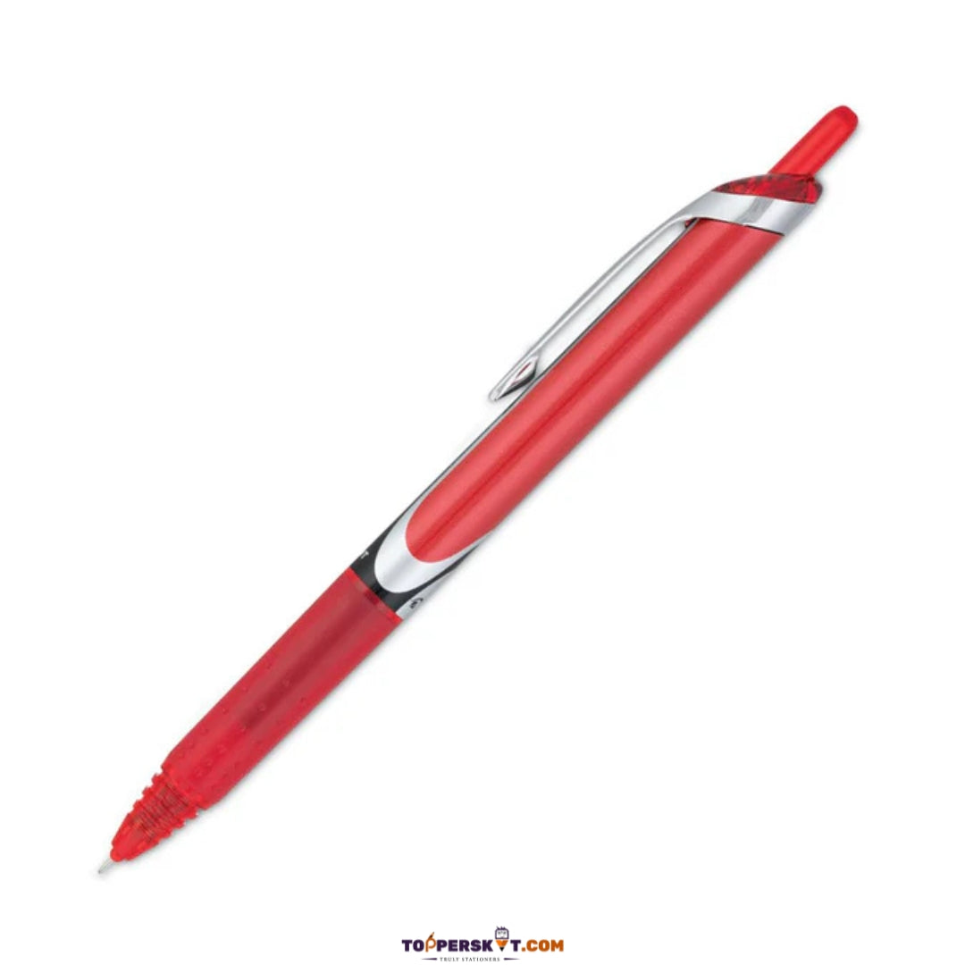 Pilot Hi-Tecpoint V5 RT Roller Ball Pen Red-0.5mm Extra Fine Tip (Pack of 1)