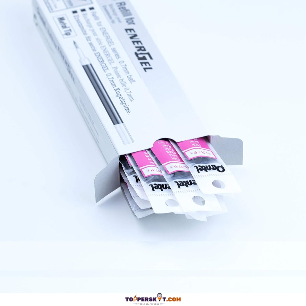 (5 Pcs. ) Pentel Energel 0.7 mm Gel Refill – Pink