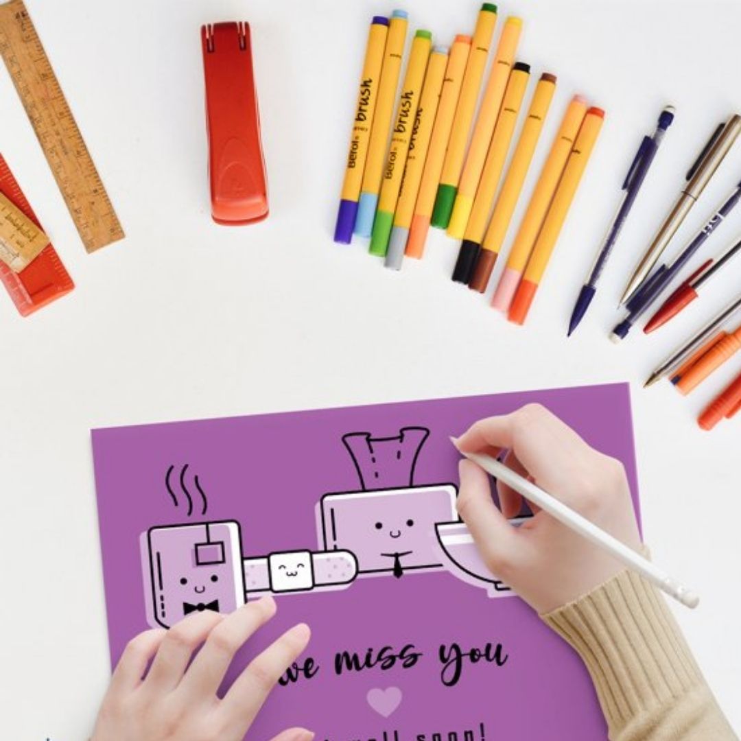 A4 Multipurpose Pastel Paper - Purple : Vibrant Premium colour Sheets ( Pack of 20 ) - Topperskit LLP
