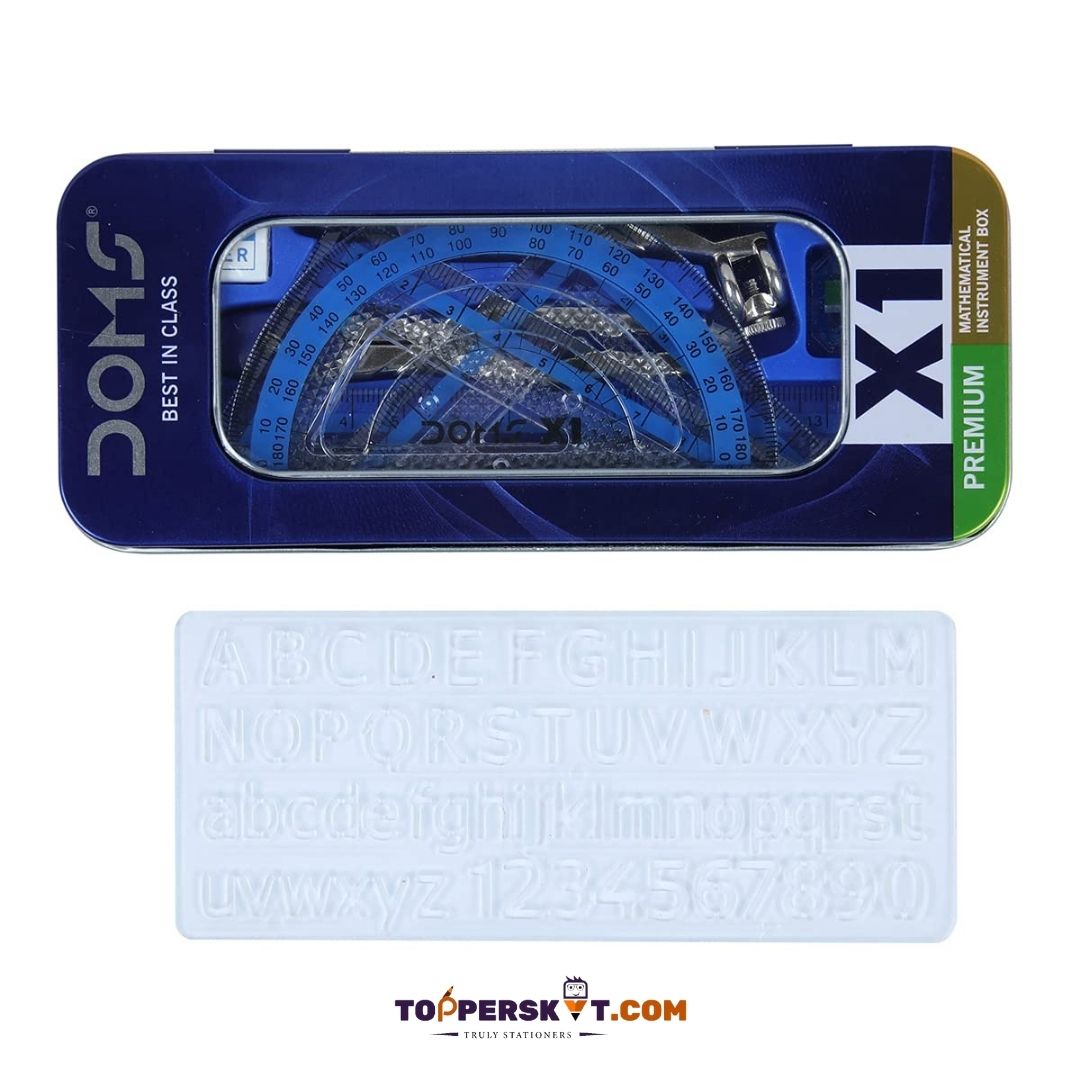 Doms X1 Premium Geometry Box: Precision and Perfection in Every Mark ( Pack Of 1 ) - Topperskit LLP