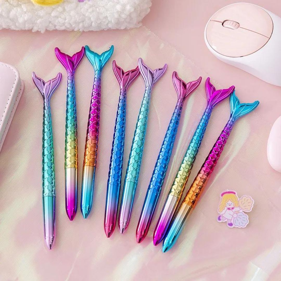 Enchanting Mermaid Style Gel Pen ( Pack of 1 ) - Topperskit LLP