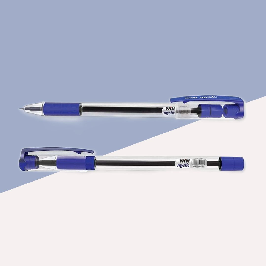 Win Mystic Ball Pen – Blue: Elegance and Comfort in Every Stroke ( Pack of 5 ) - Topperskit LLP