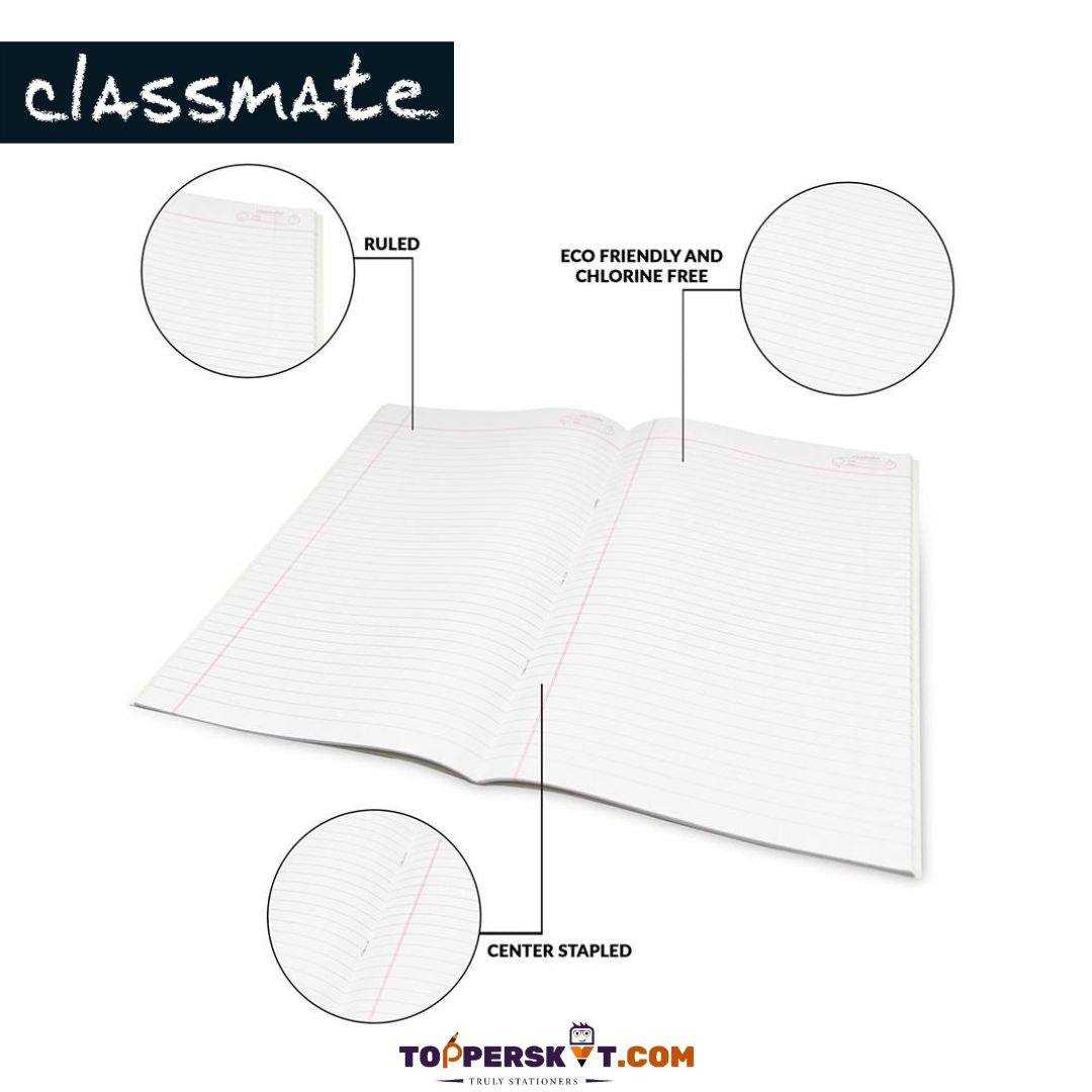 Classmate A4 Single Line Register - 140 Pages ( Pack of 1 )
