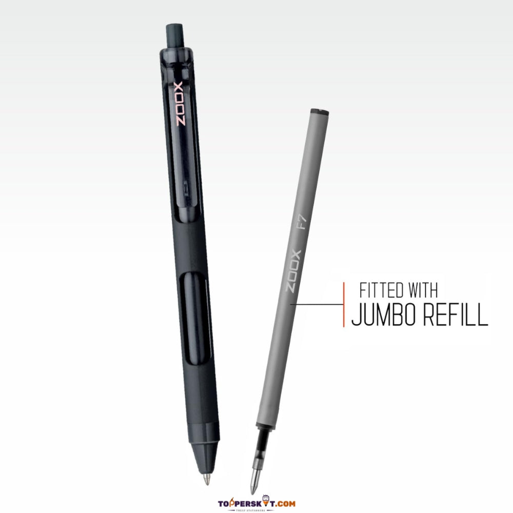 Zoox F7 Premium Roller Pen - Black (Pack of 1)