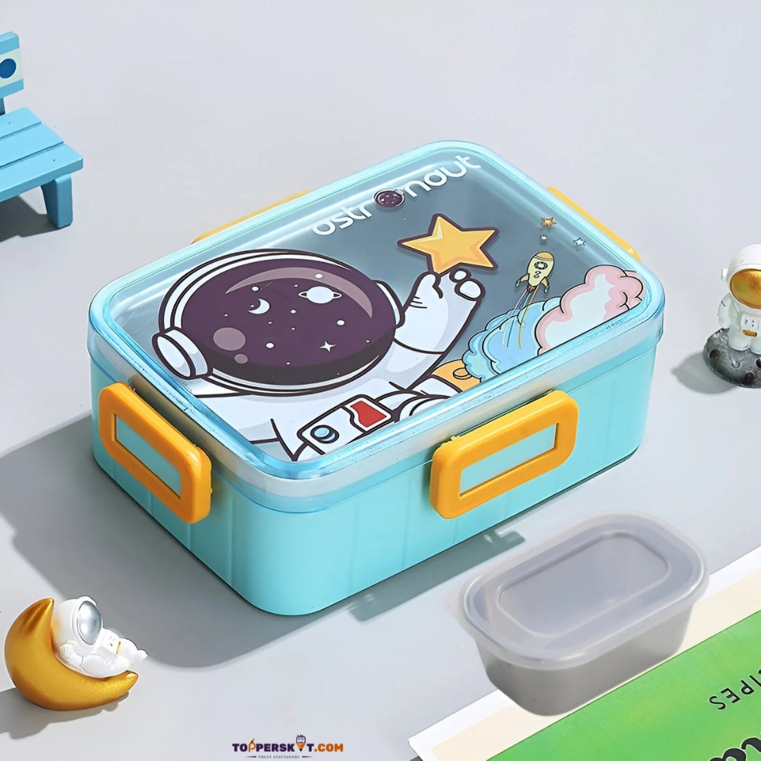 Premium SUS 304 Stainless Steel Lunch Box – Leakproof & Durable (Pack of 1)