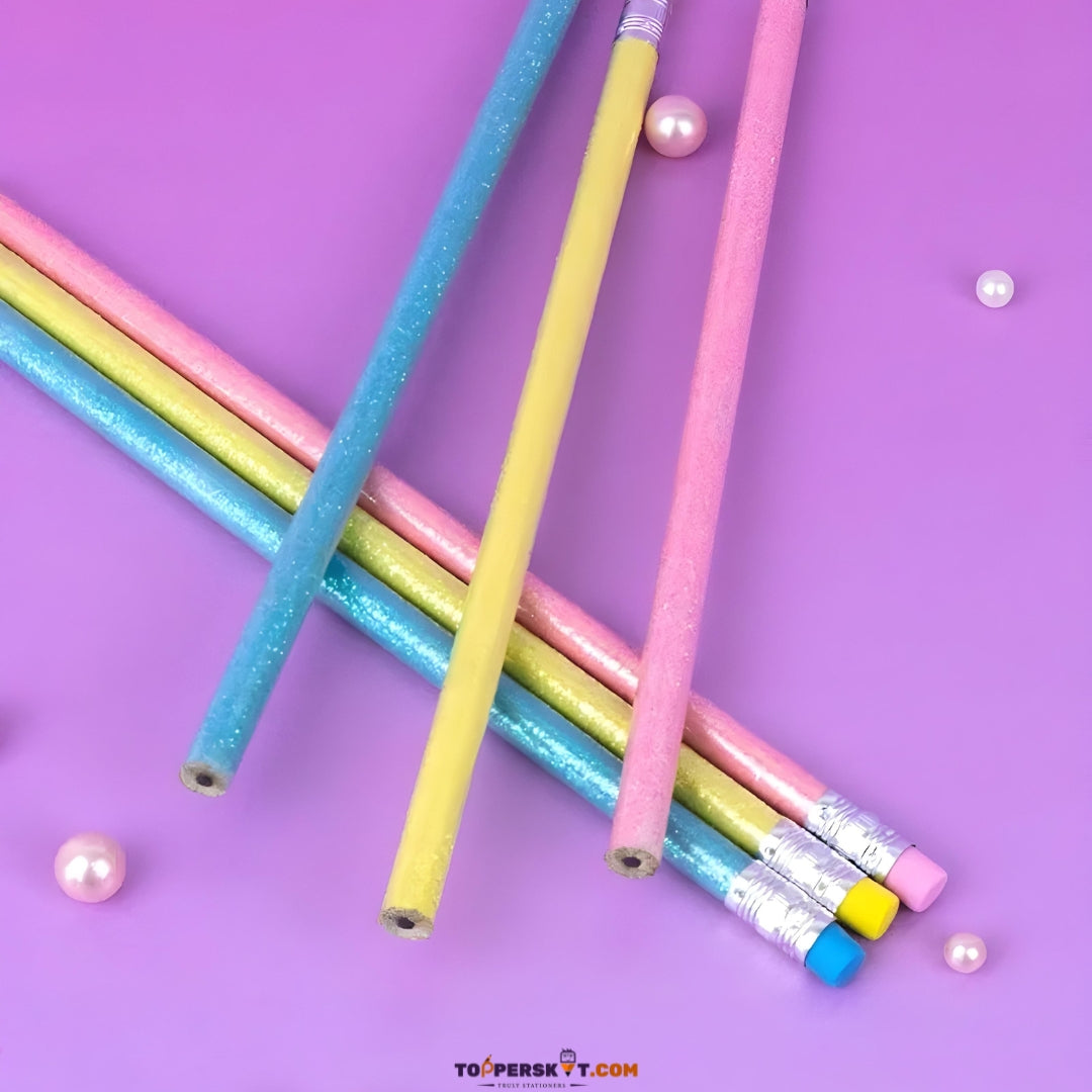 Premium Little Tree Glitter Body HB Pencil (Set of 12)