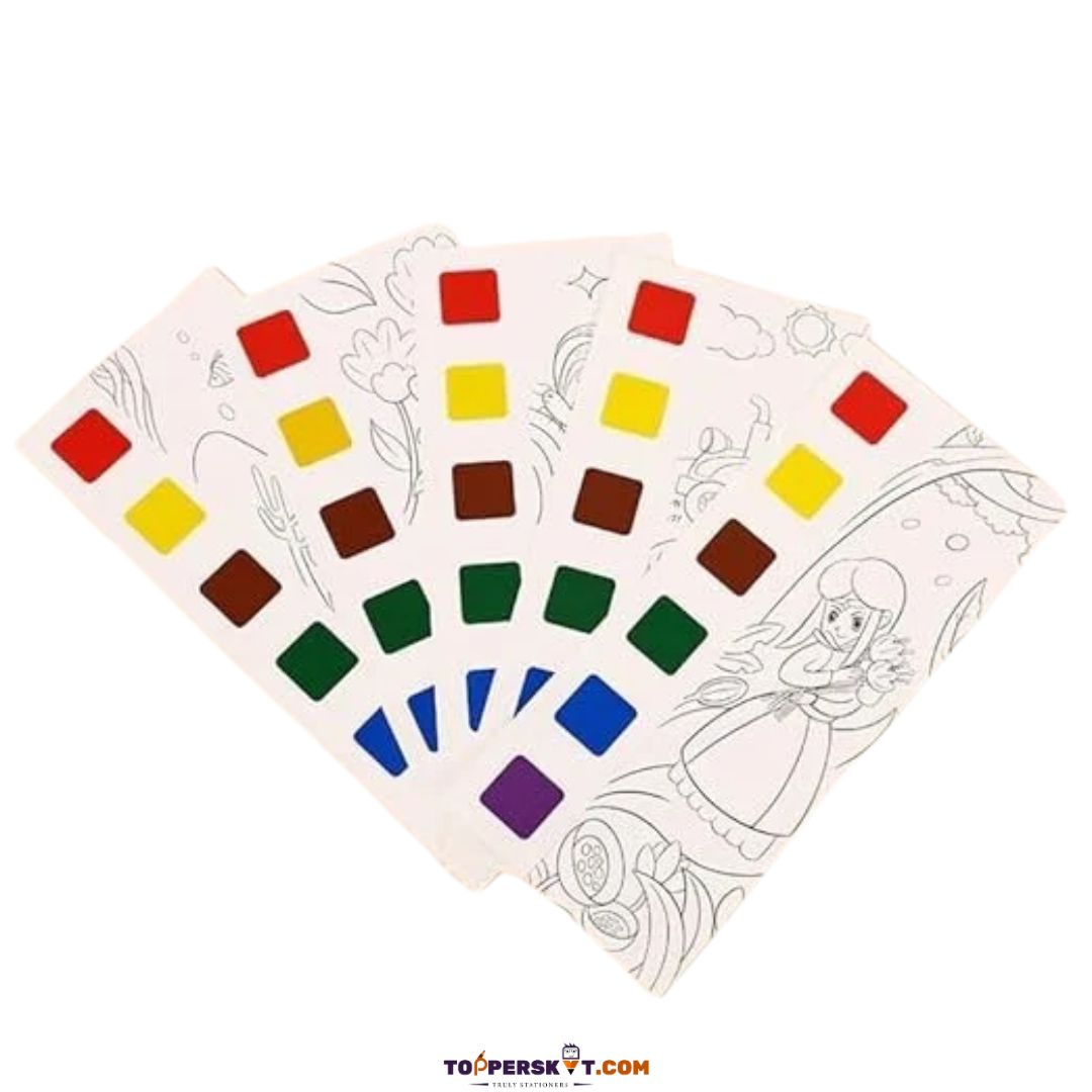 Water Colour Painting Pad - 12 Pages Enhance Baby's Creativity (Pack of 1)