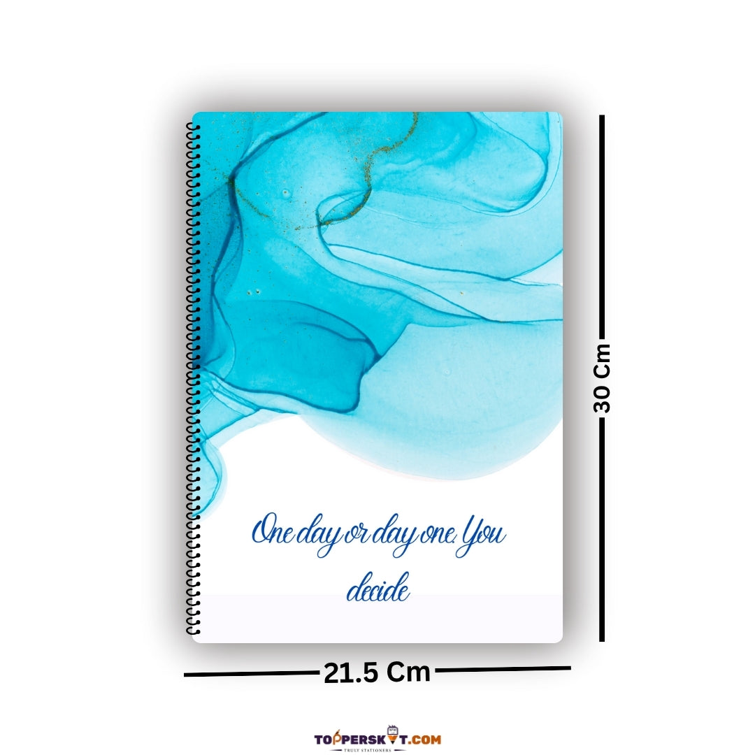 A4 Size Unruled Spiral Notebook– Premium Quality (Pack of 1)