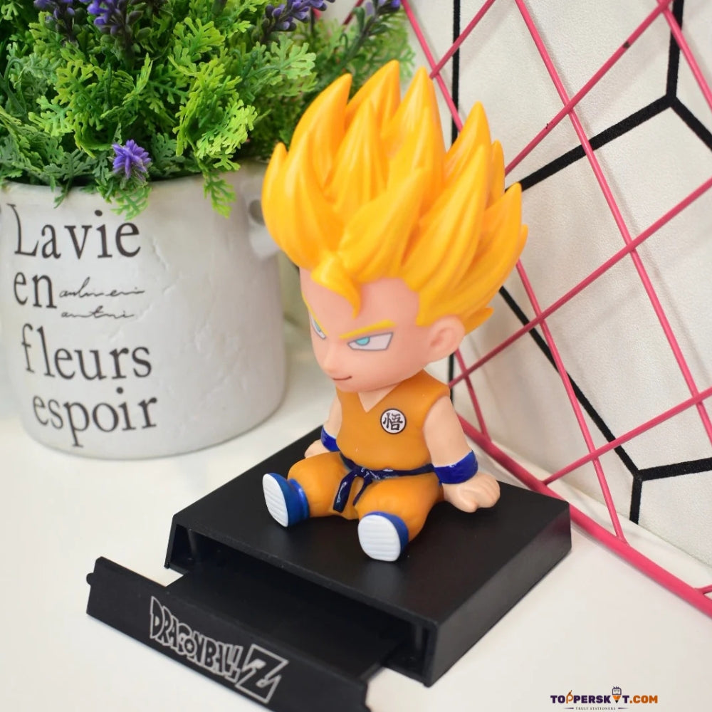 Cartoon Dragon Ball Z Goku Bobble Head – Fun Car Dashboard & Desk Décor (Pack of 1)
