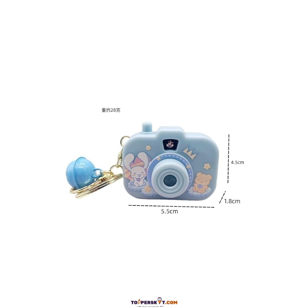 Cute Camera Keychain with Light Effect (Pack of 1)