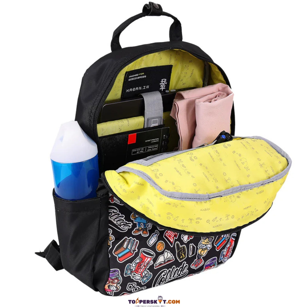 Kaban Stickerbomb Backpack – 22L Water-Resistant Laptop Bag (Pack of 1)