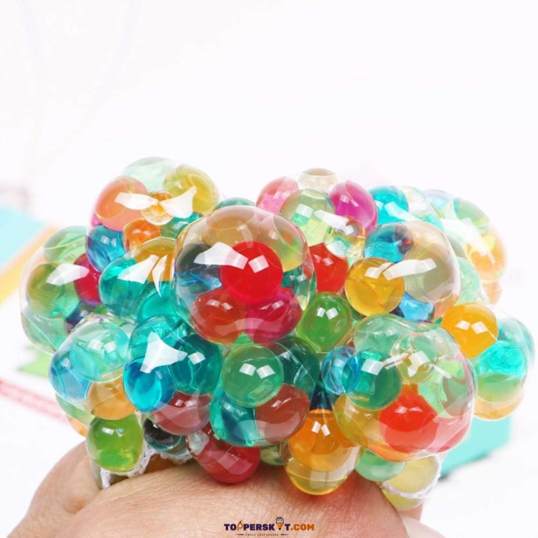 Round Squeeze Stress Ball for Adults and Kids– Squishy Toy for Stress Relief (Pack of 1)
