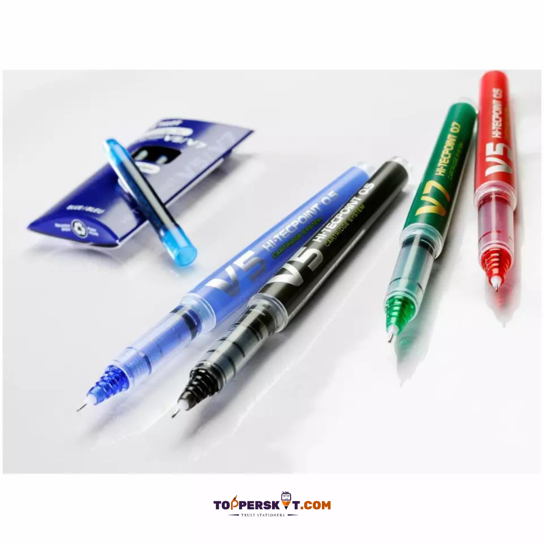 Pilot Hi-Tecpoint V5 Cartridge System Pure Liquid Ink - Green (Pack Of 1)