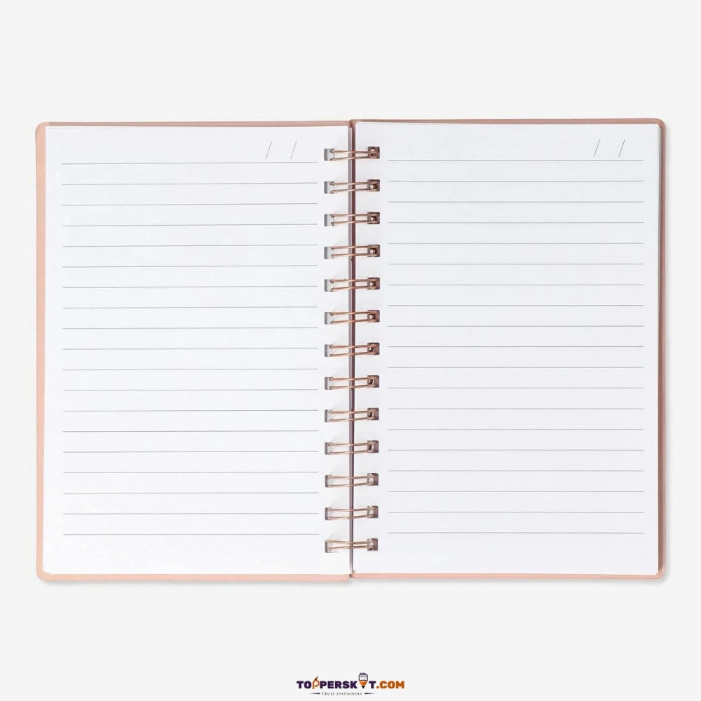 Solar Panel A5 Calculator Ruled Spiral Diary, 164 Pages (Pack of 1)