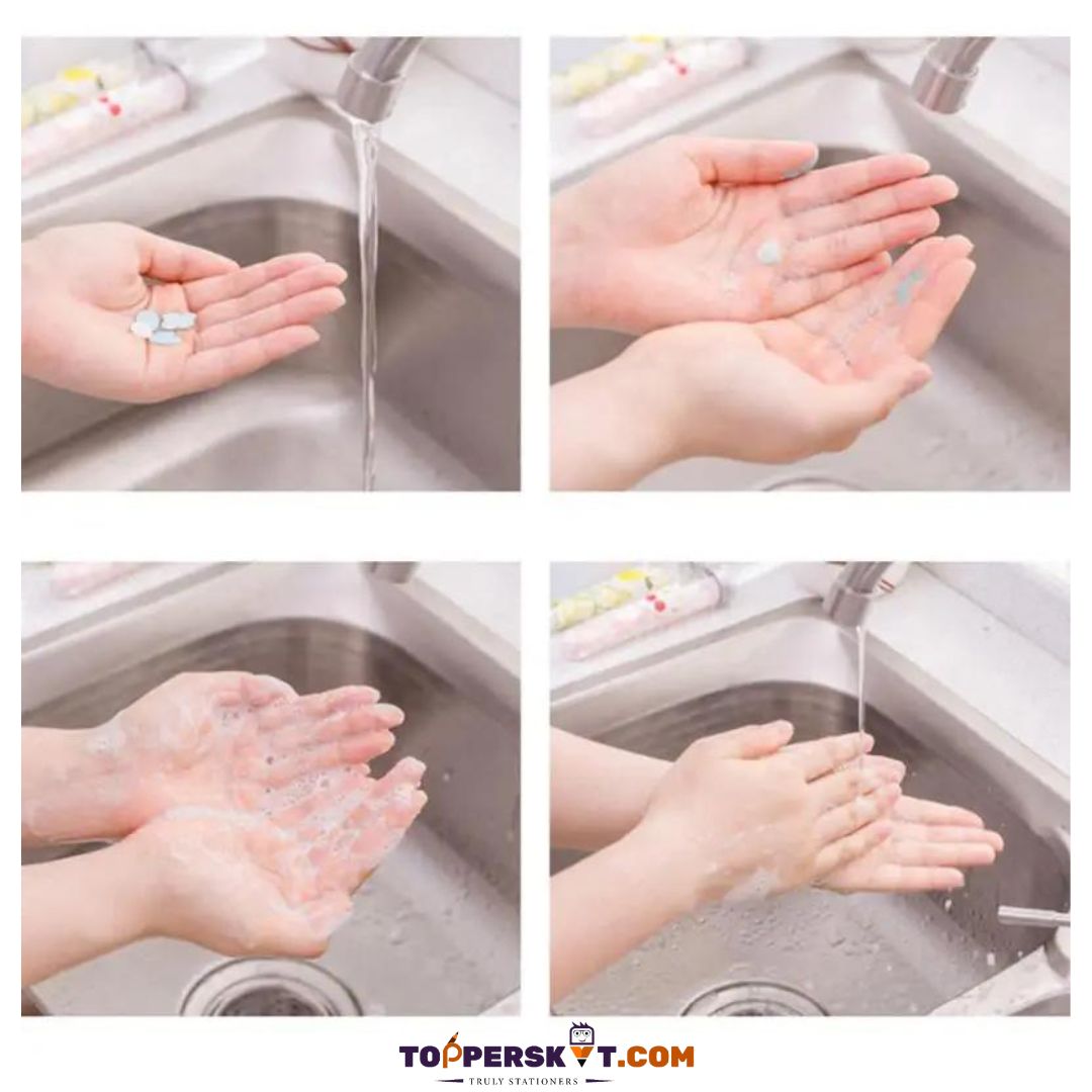 Test Tube Paper Soap: Your On-the-Go Cleaning Companion ( Pack of 1 ) - Topperskit LLP