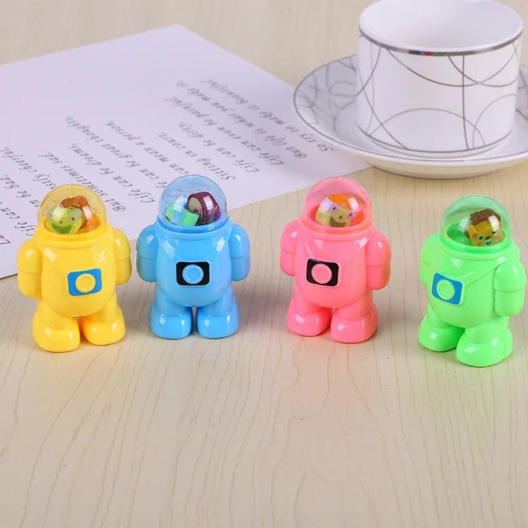 Space Explorer Pencil Sharpener: Portable Astronaut-Inspired Design ( Pack of 1 ) - Topperskit LLP