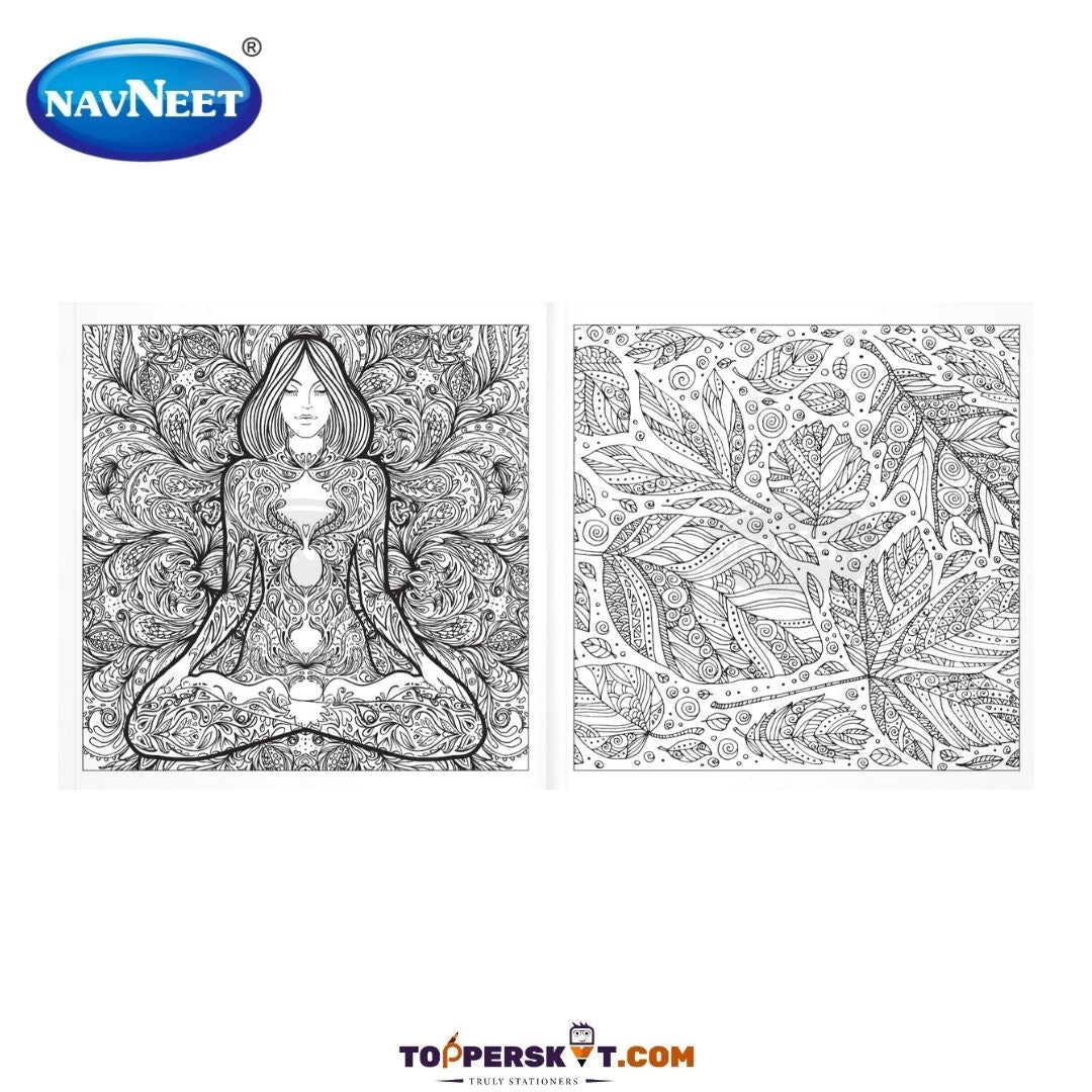 Navneet Soulful Spectacles Mandala Colouring Book ( Pack of 1 ) - Topperskit LLP