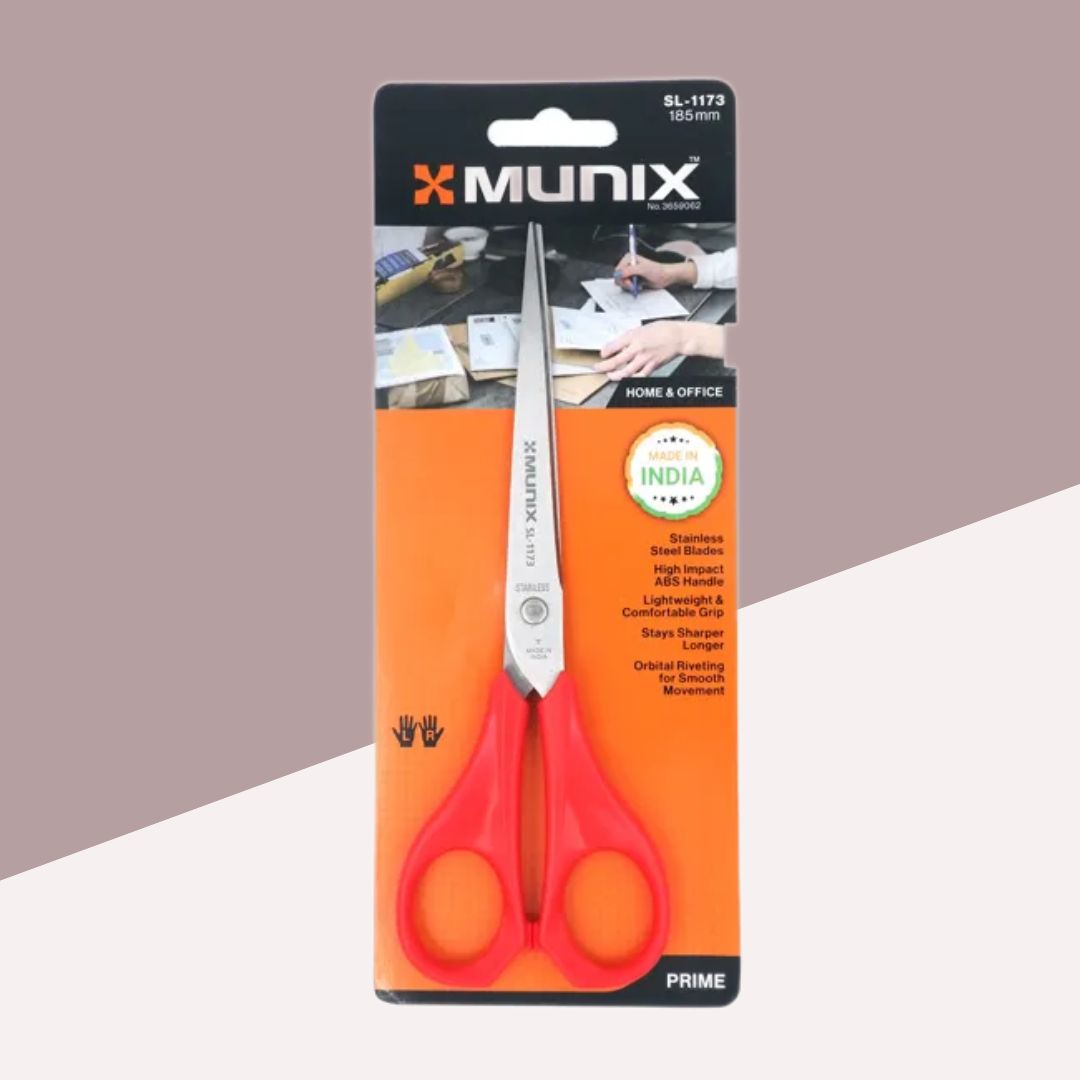 X-Munix Scissors - 185 mm : Precision Craftsmanship for Clean and Efficient Cuts ( Pack of 1 ) - Topperskit LLP
