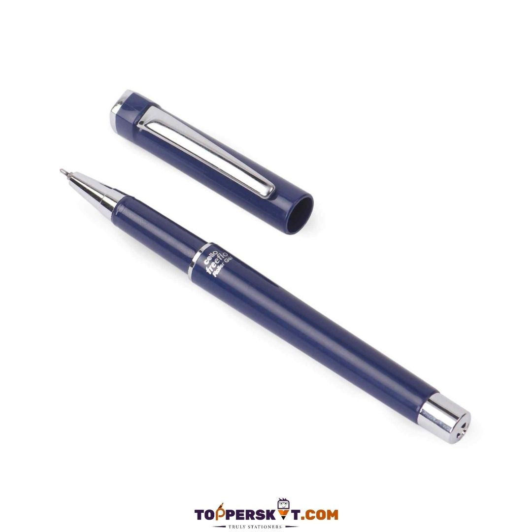 Cello FreeFlo Roller Gel Pen – Blue: Unleash Effortless Elegance in Every Stroke ( Pack of 1 ) - Topperskit LLP