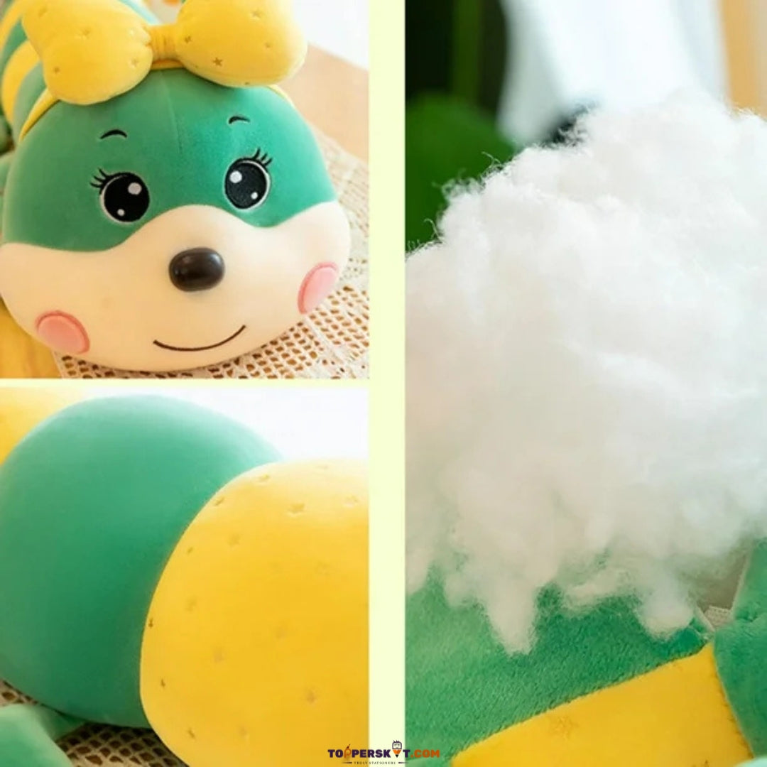 Caterpillar Soft Toy – Soft Sleeping Pillow & Bed Toy (Pack of 1)