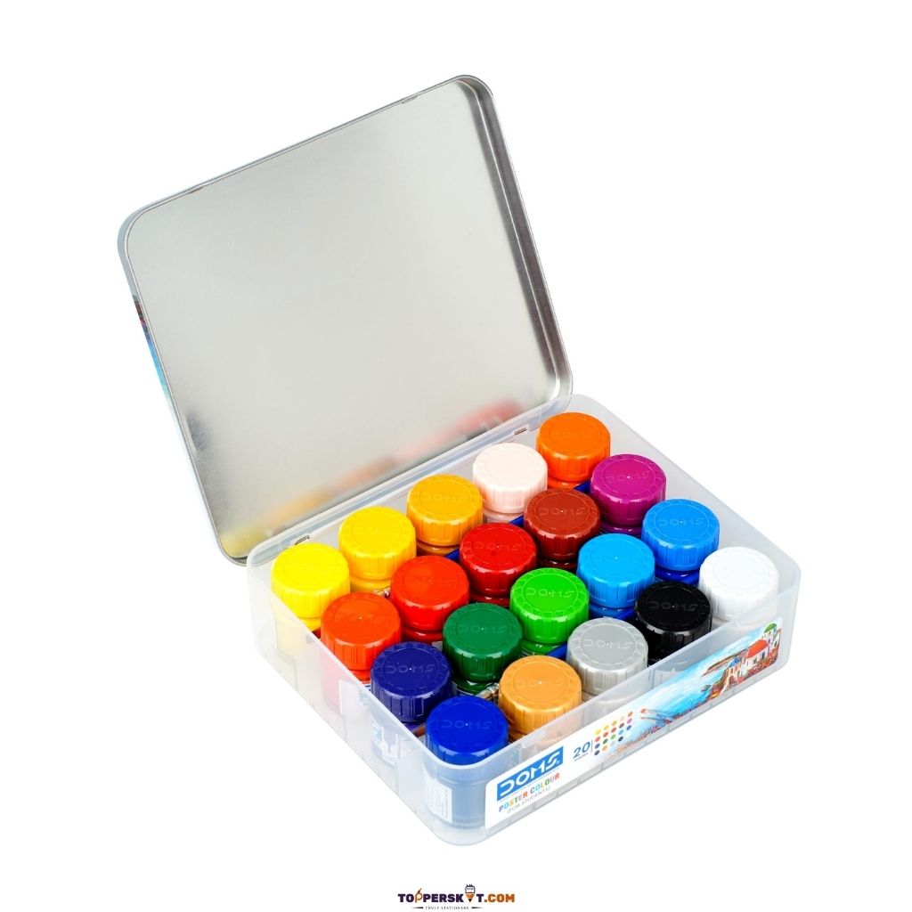 Doms Poster Colours - Multicolour (Pack of 20)