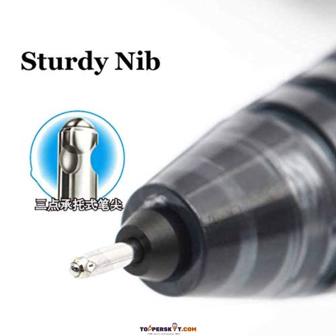 Pilot Hi-Tecpoint V10 RT Roller Ball Pen – 1.0mm Medium Tip Black Ink (Pack of 1)