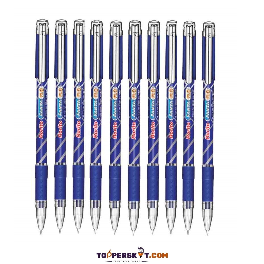 Rorito Fanta Flo Ball Pen – Blue: A Fusion of Innovation and Style ( Pack of 1 ) - Topperskit LLP