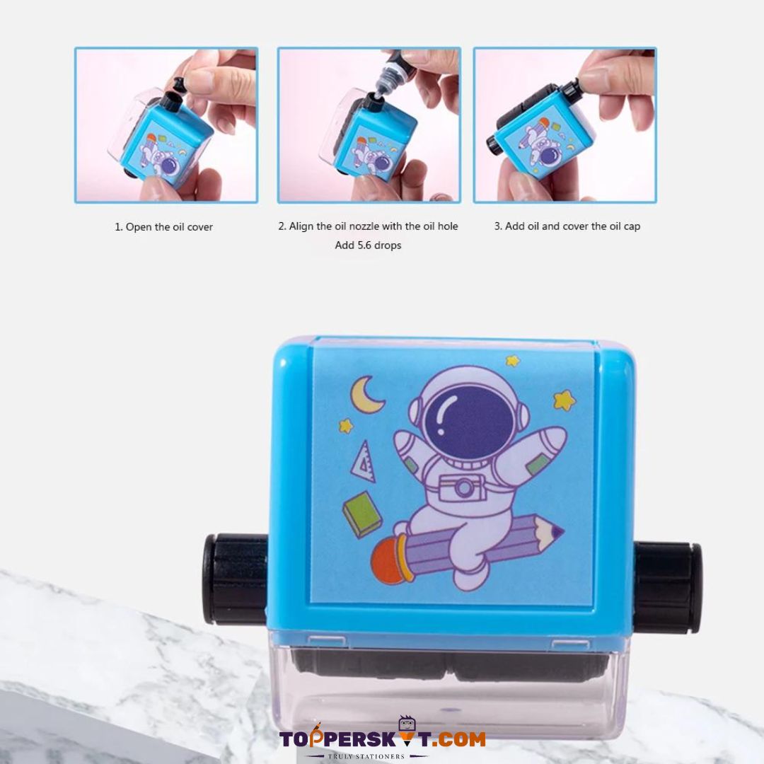 Math Magic Roller Stamp: Educational Fun in Every Roll! ( Pack of 1 ) - Topperskit LLP