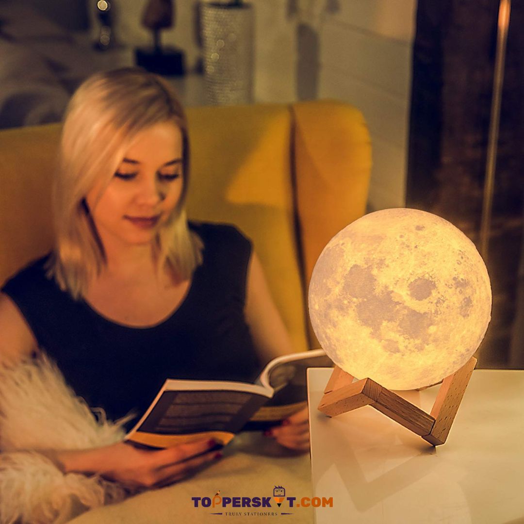 Large Moon Lamp : Luminous Wonder ( Pack of 1 )