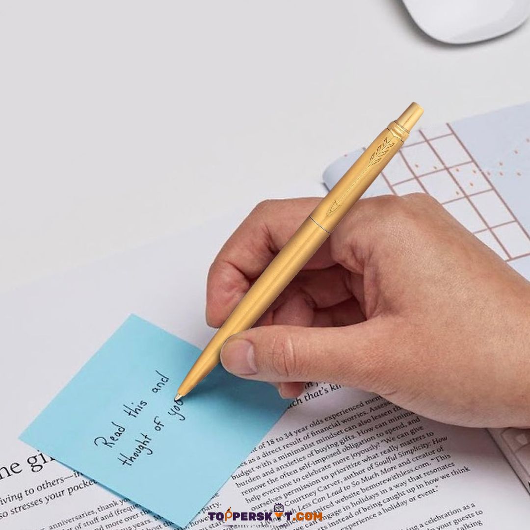 Parker Jotter London Gold Refillable Ball Pen - Blue (Pack of 1)