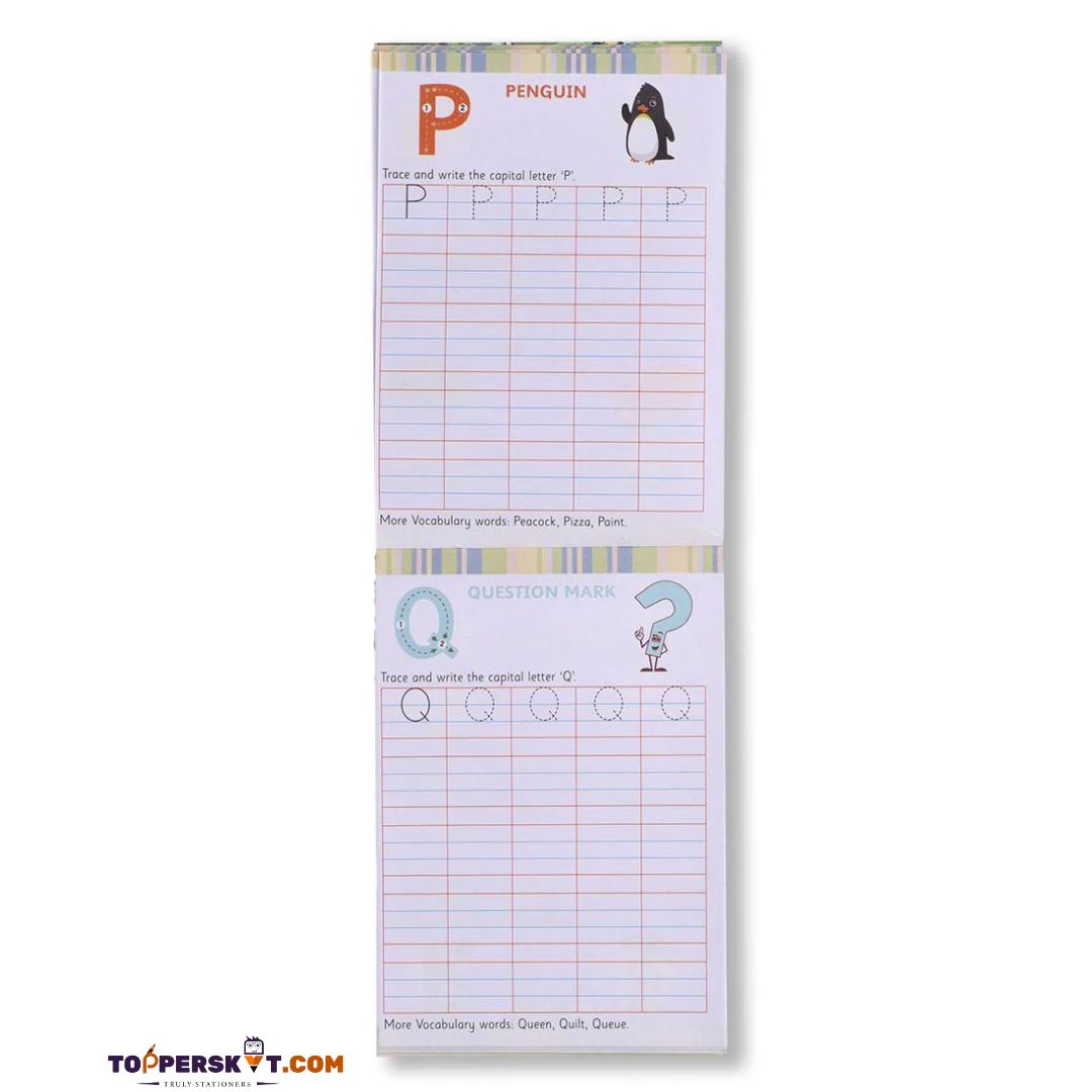 Navneet Carry With Me Series: Capital Letters, Small Letters, Spell & Write Numbers 1 to 30 & More (Pack of 1)