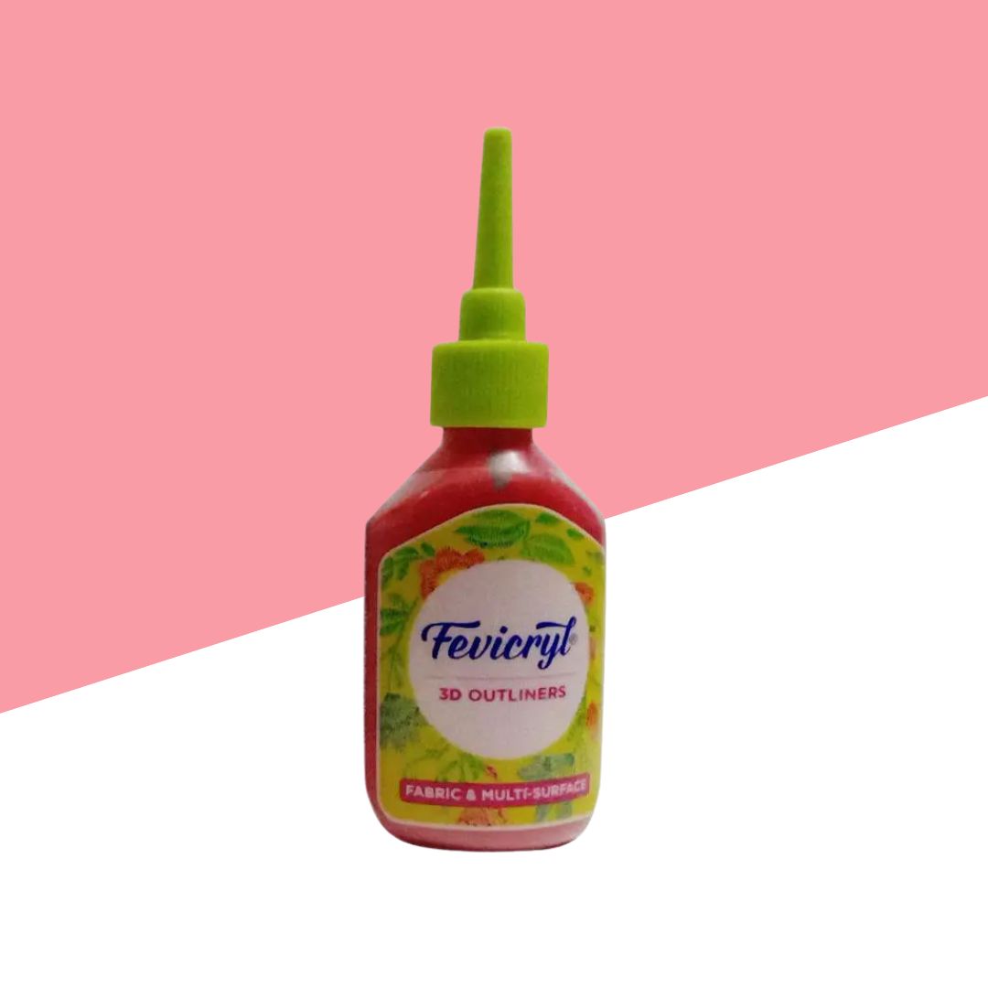 Fevicryl 3D Outliner - Red, 20ml (Pack of 1)