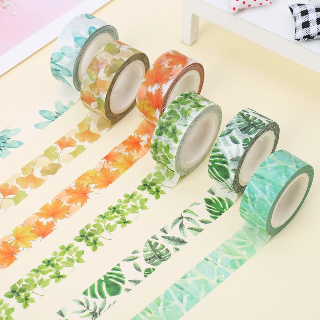 Premium Designer Washi Tape Set | Assorted Theme Decorative Tape (Set of 24)