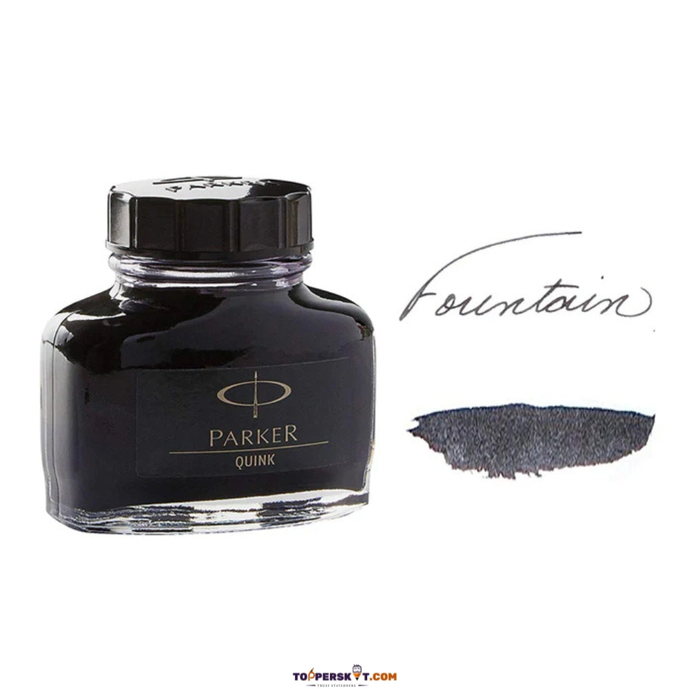 Parker EST. 1888 Quink 30ml Black Ink Bottle (Pack of 1)