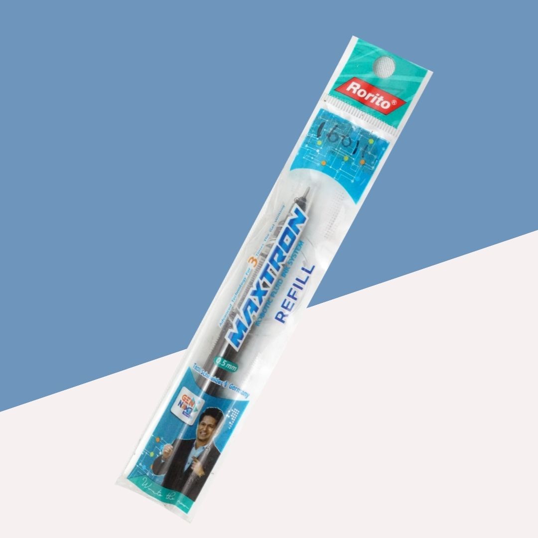 Rorito Maxtron Refill – Blue : Precision, Speed, and Innovation in Every Stroke ( Pack of 1 ) - Topperskit LLP