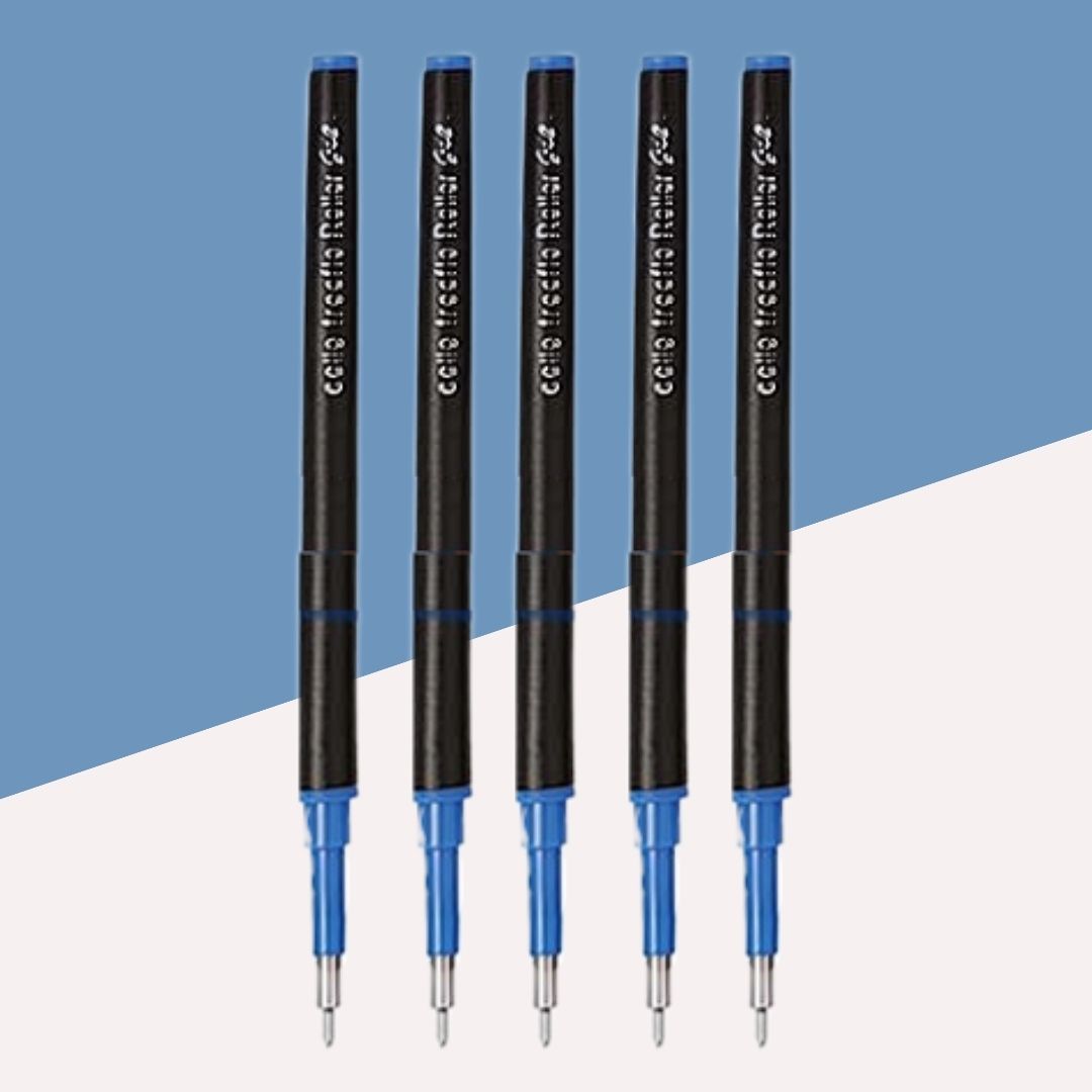 Butterflow Pen Refill Blue 10 Cello Butterflow Refill Blue