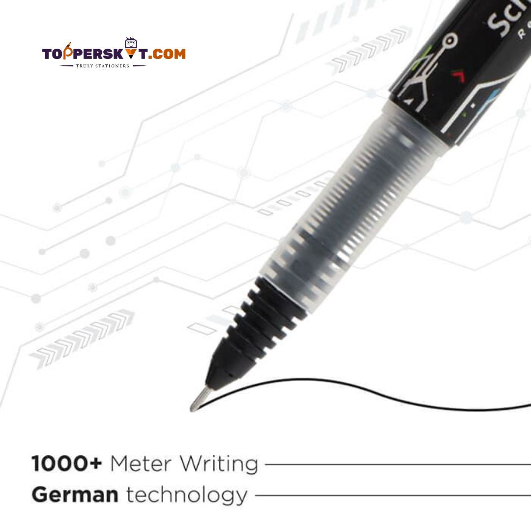 LX MAX Refillable Liquid Ink Roller Pen - Black ( Pack of 1 )