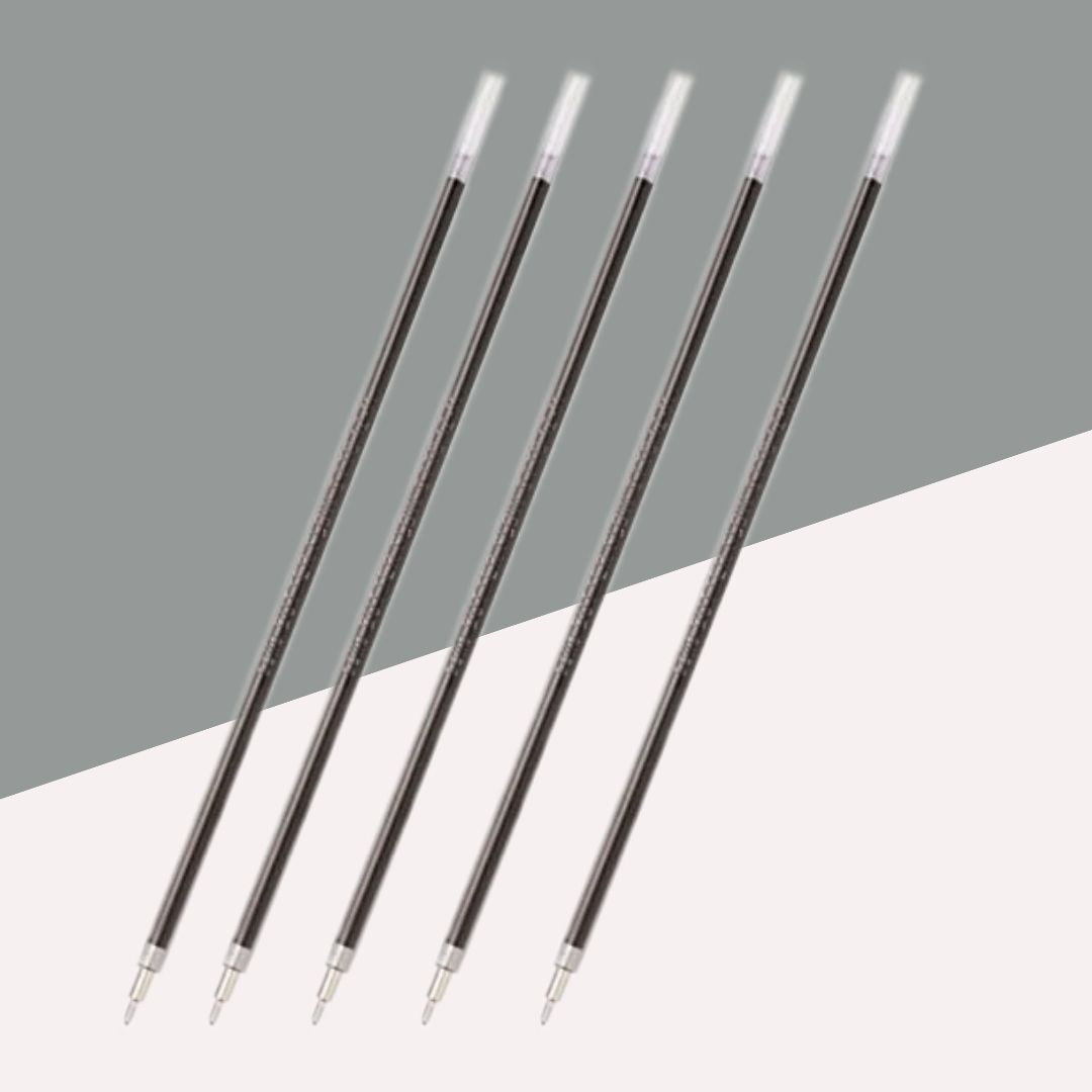 Cello Gripper Refill – Black : Upgrade Your Writing Experience ( Set of 5 ) - Topperskit LLP